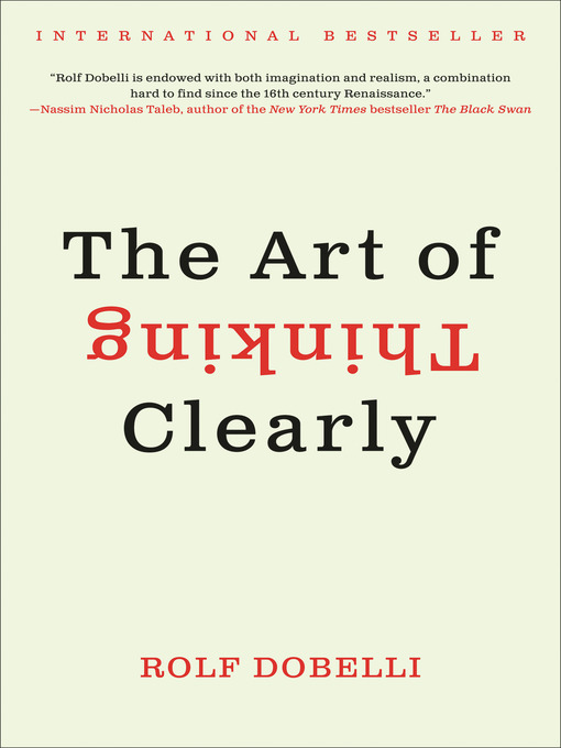 Cover of The Art of Thinking Clearly